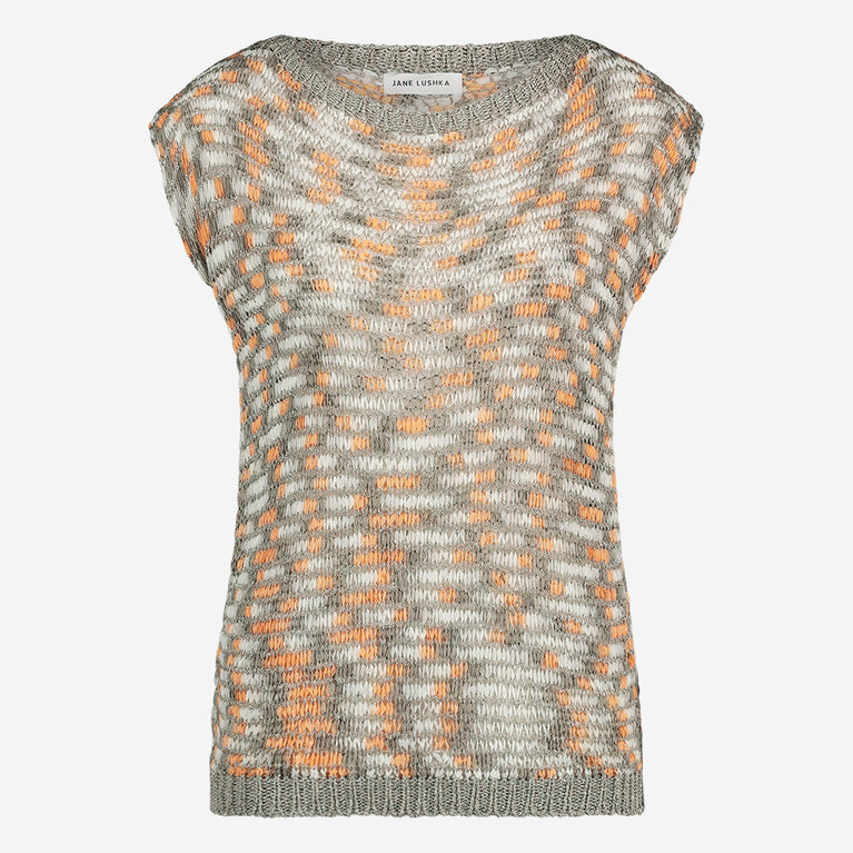 Multi collors viscose top 9037 | Multi Grey