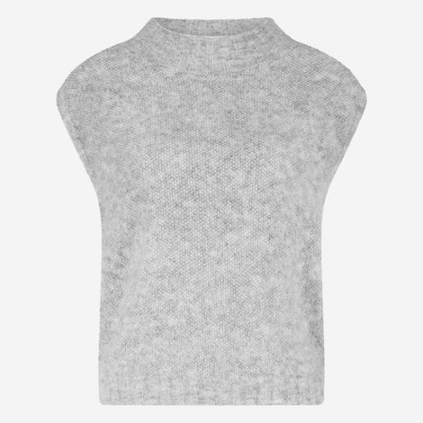 Alpaca Vest H24179 | Grey