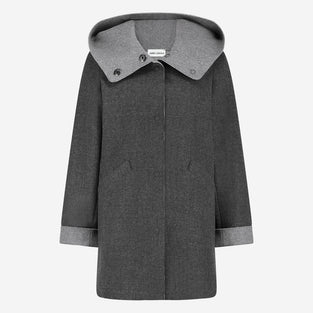 Irlanda hoody winter jacket | Dark Grey