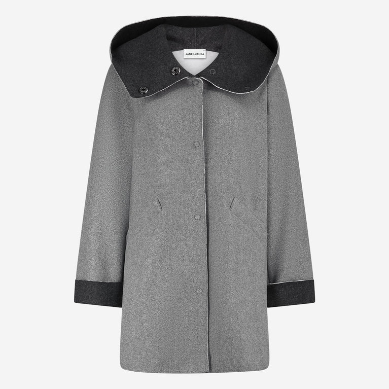 Irlanda hoody winter jacket | Grey