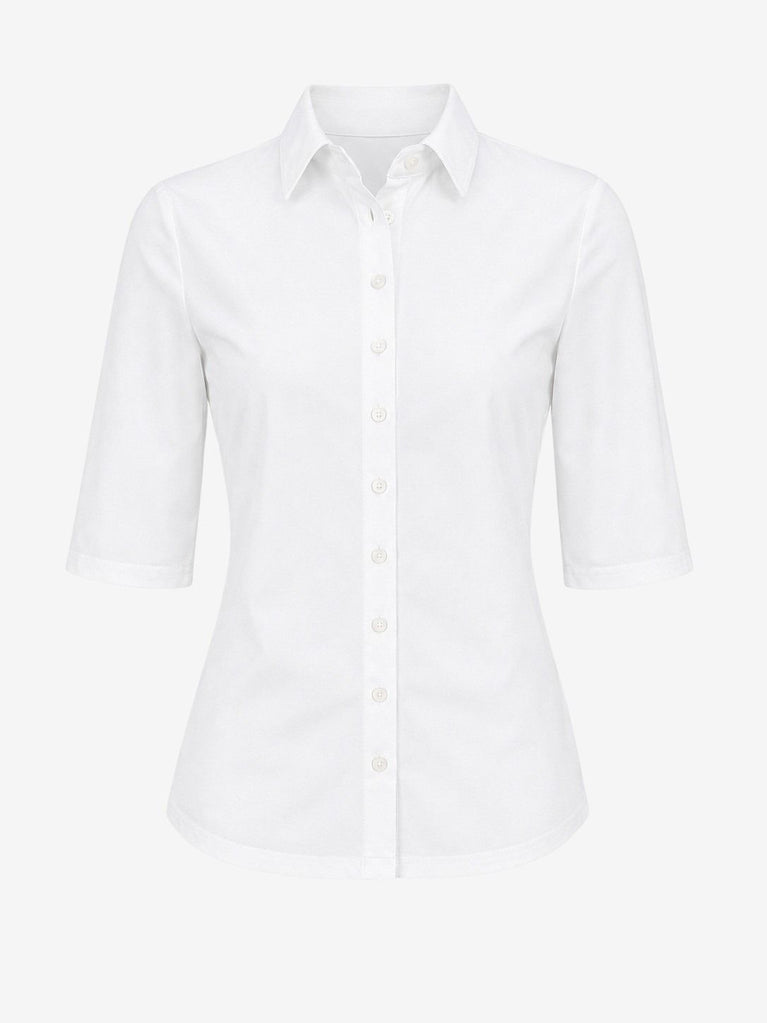 Blouse Betty Easy Wear Technical Jersey | White