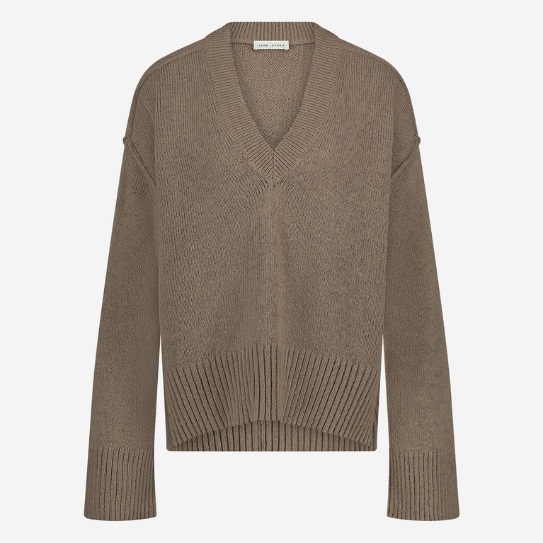 Andy Pullover | Taupe