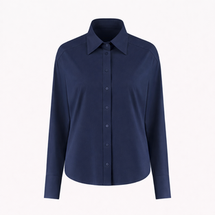 Ivona blouse technical jersey | Blue