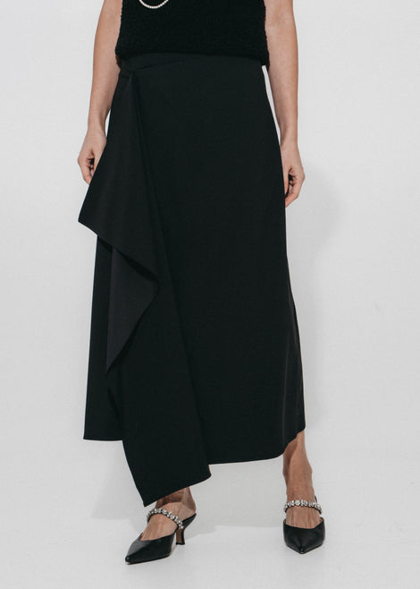 Emilia skirt Sensitive tech fabric | Black