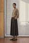 Mercedes skirt technical jersey | Chocolate