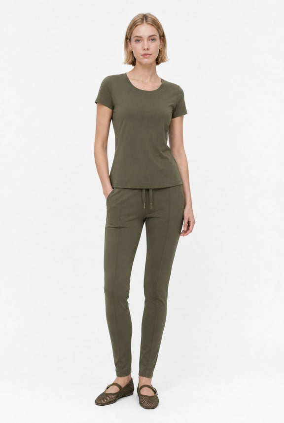 T shirt Sara Easy Wear Technical Jersey | Army