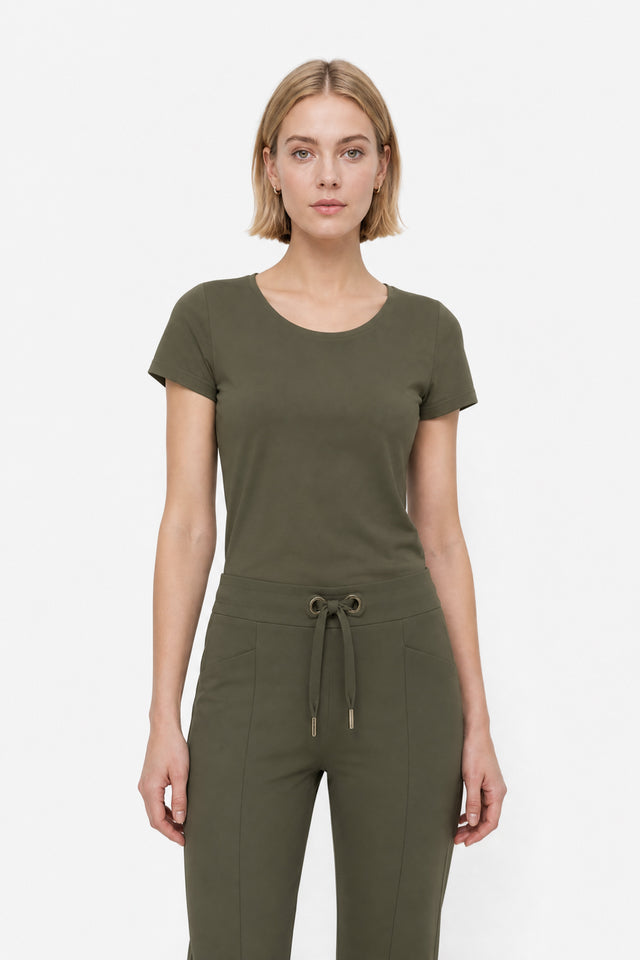 T shirt Sara Easy Wear Technical Jersey | Army