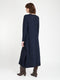 Isabel dress LS technical jersey | Blue