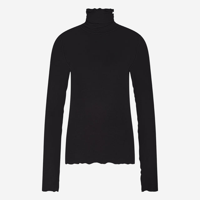 Janice viscose top | Black