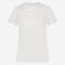 Cotton elastene knot t-shirt | White