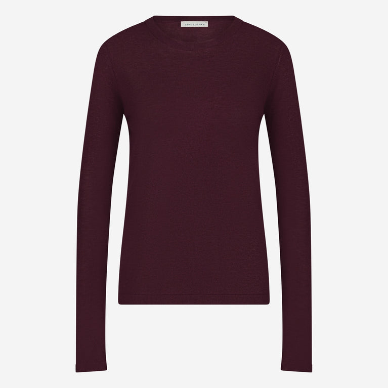 Katherine Pu Pullover | Bordo