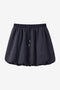 Kara cotton balloon mini skirt | Navy