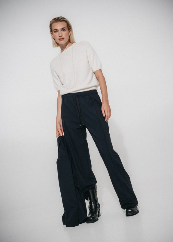 Serafina wide-leg pants | Dark Blue