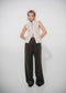Pierangelo chevron wide-leg pants | Army