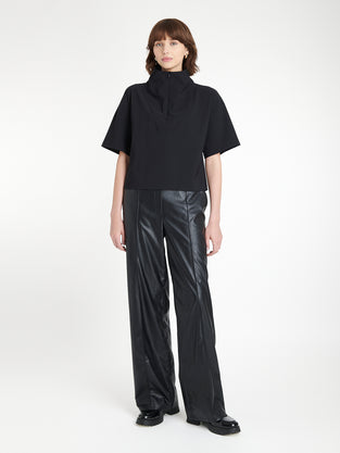 Leone blouse technical jersey | Black