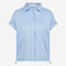 Renate shiny viscose blouse | Light Blue