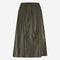 Nitty eco leather skirt | Army