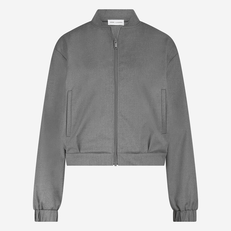 Sharon viscose jacket | Dark Grey