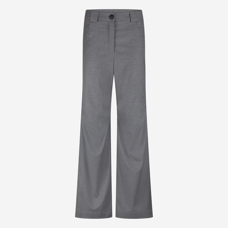 Lassy viscose pants | Light grey