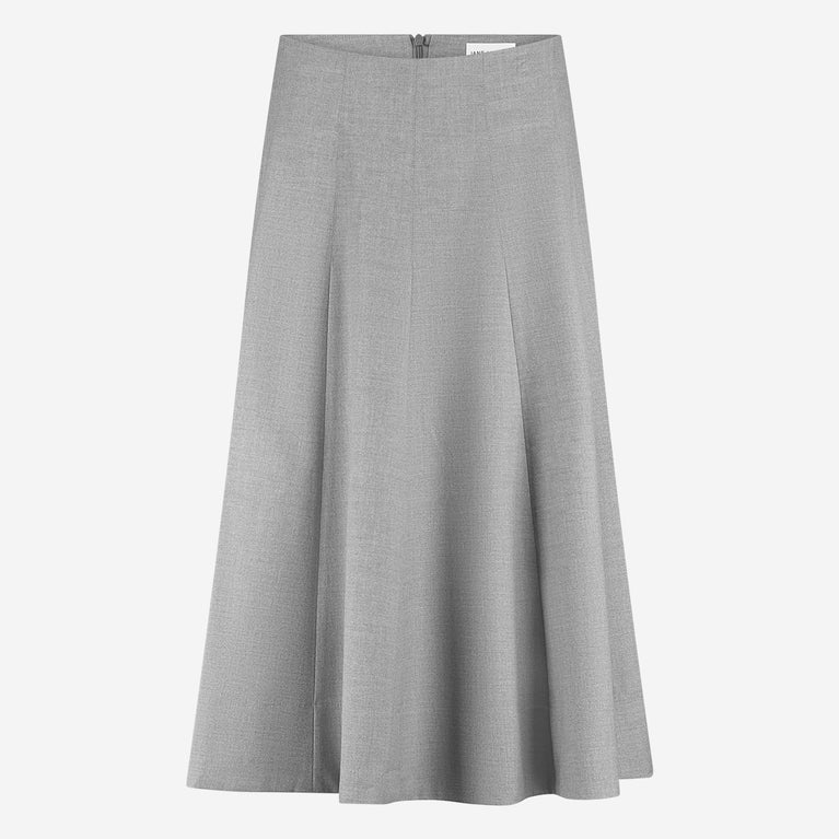 Mishele viscose skirt | Light grey