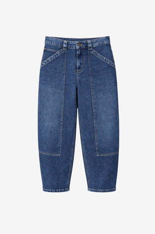Patch pocket Kyoto jeans | Medium Blue