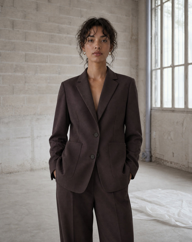 Rango viscose basic blazer | Moro
