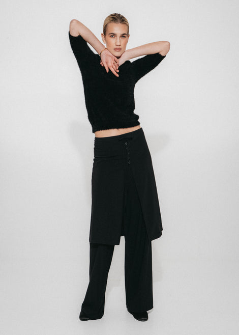 Roland pants Sensitive tech fabric | Black