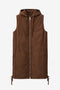 Ronchi long hoodie vest | Ohra