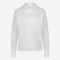 Santos poplin organza blouse | White