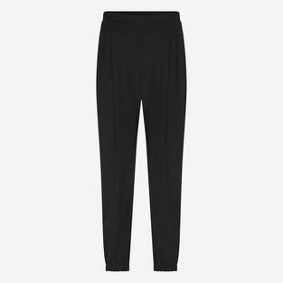 Lori strech technical jersey pants | Black