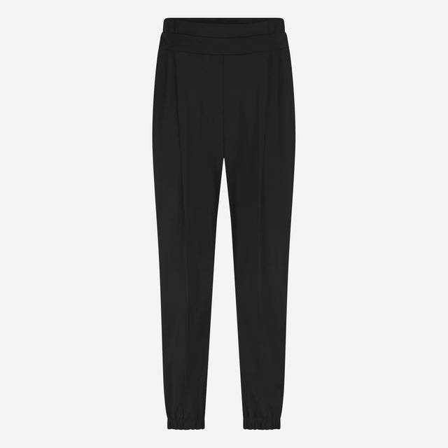 Lori strech technical jersey pants | Black