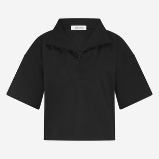 Leone blouse technical jersey | Black