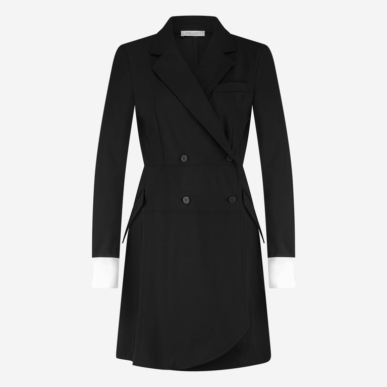 Hella dress technical jersey | Black