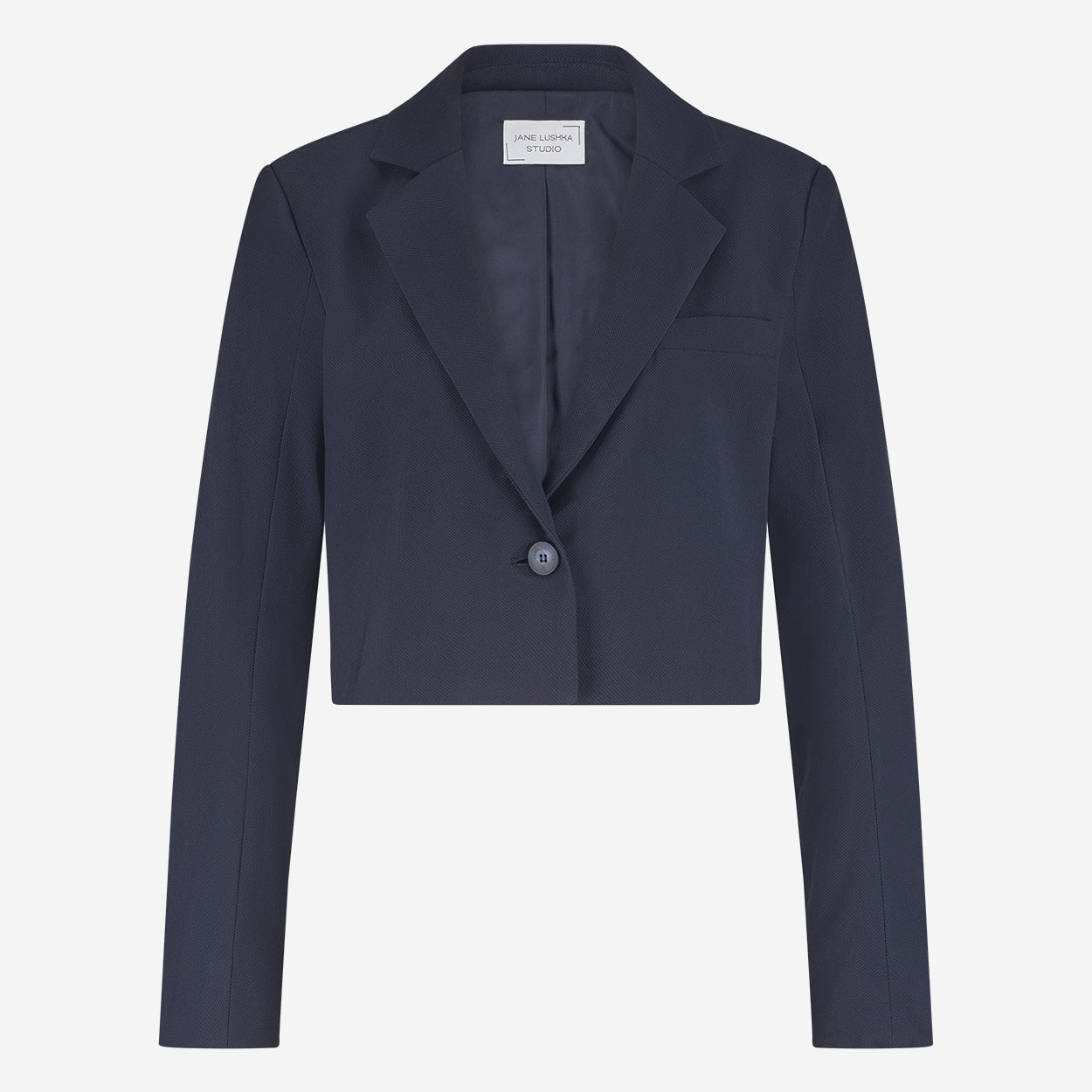 Estele structure technical jersey blazer | Blue