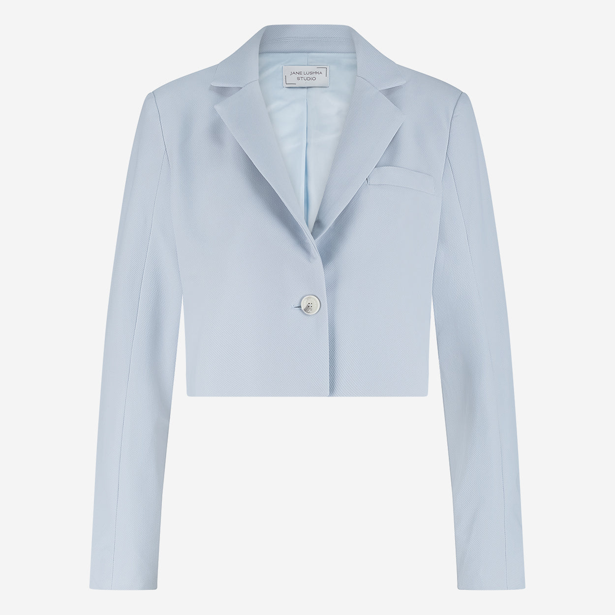 Estele structure technical jersey blazer | Light Blue