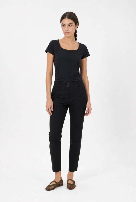 T shirt Sara Easy Wear Technical Jersey | Black