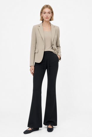 Atina Blazer Technical Jersey | Sand