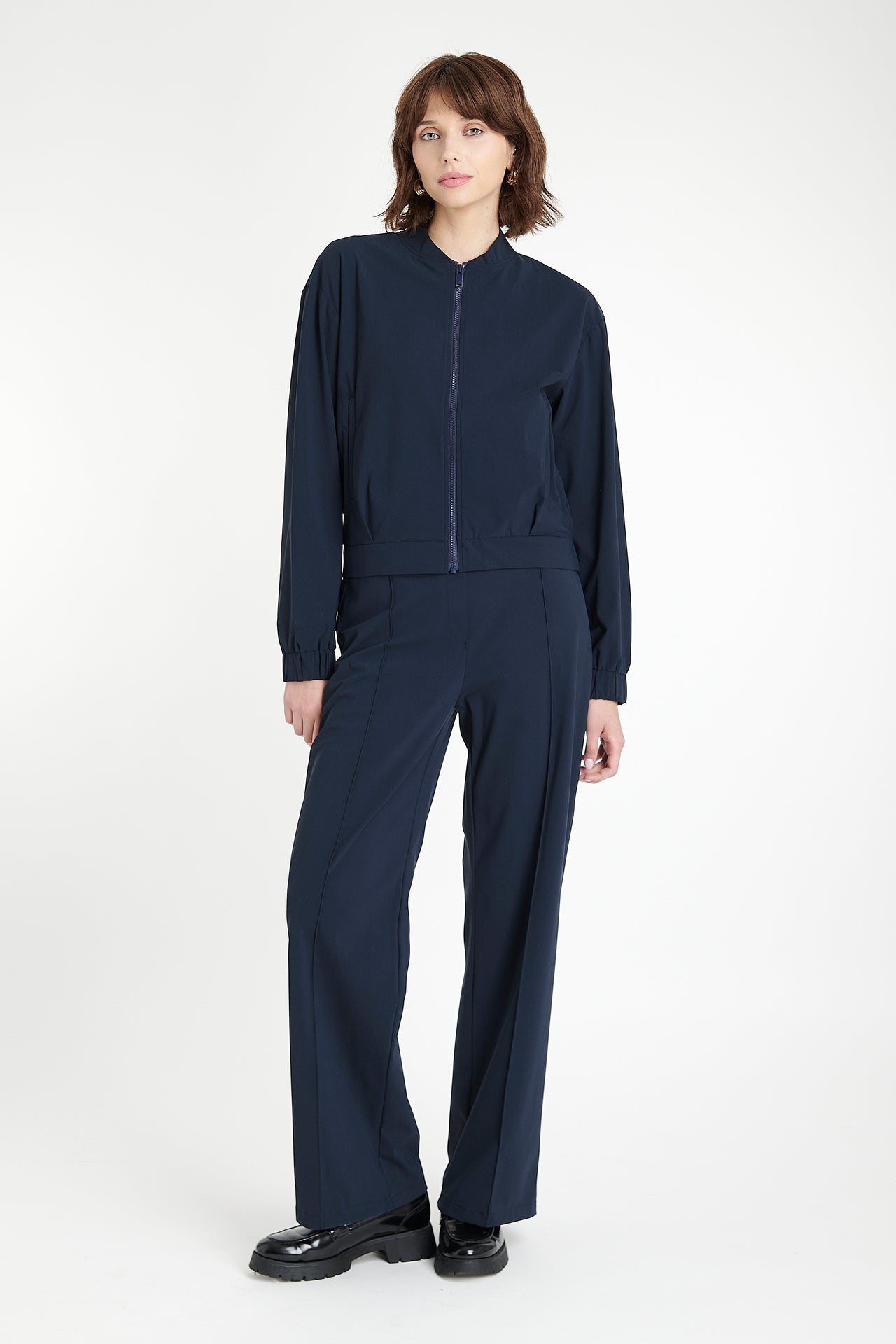 Sharon jacket brush tech jersey | Blue