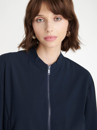 Sharon jacket brush tech jersey | Blue