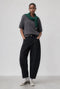 Alpaca knitted top WP01 | Dark Brown