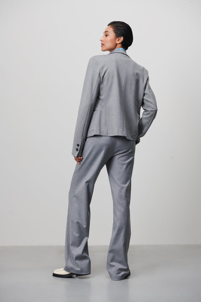 Elvira Blazer Eco Viscose | Light Grey