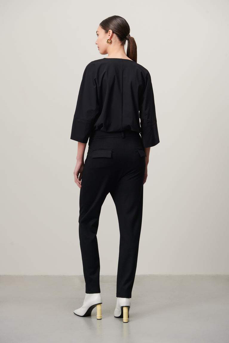 Stami Blouse Technical Jersey | Black