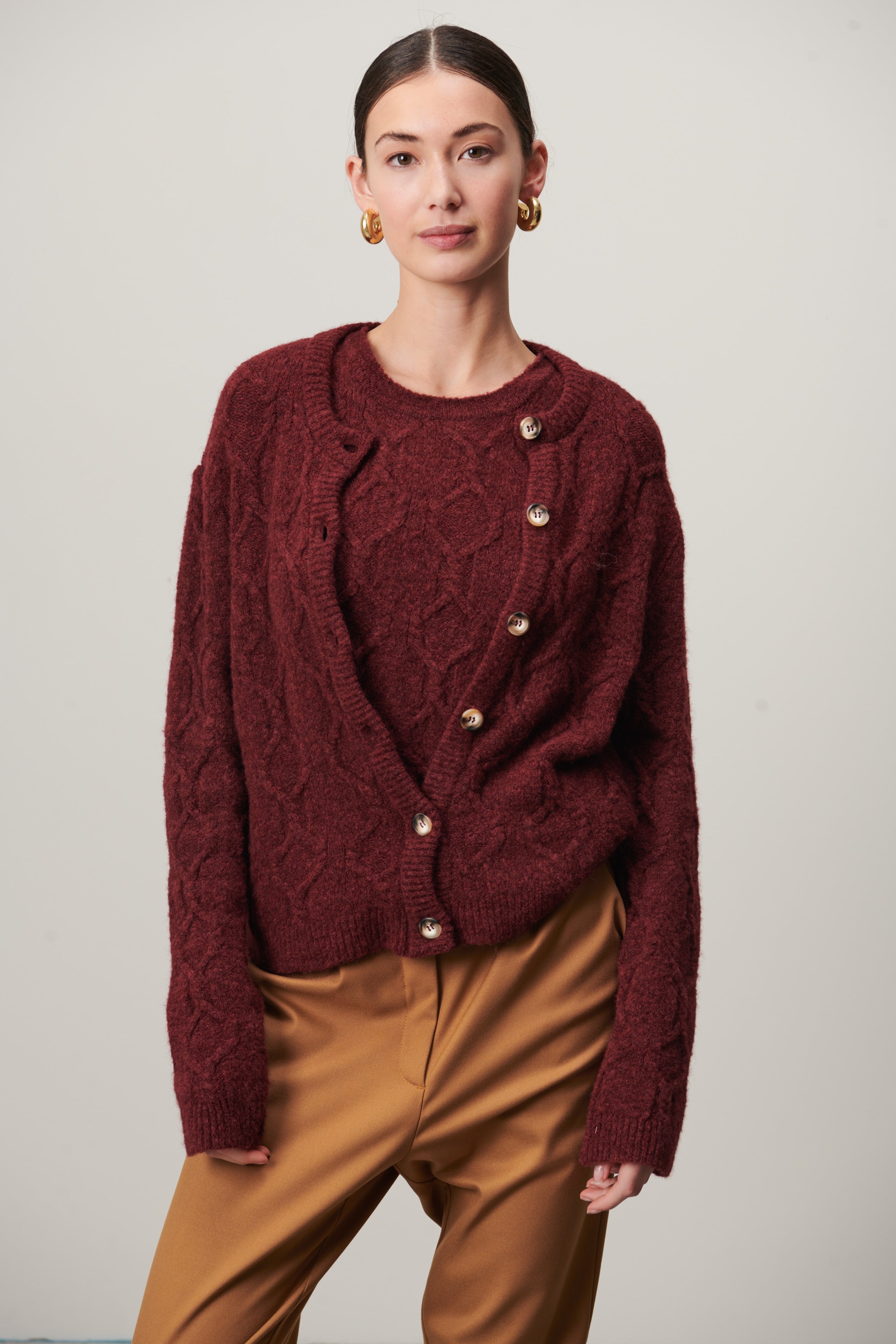 Red flannel cardigan shop