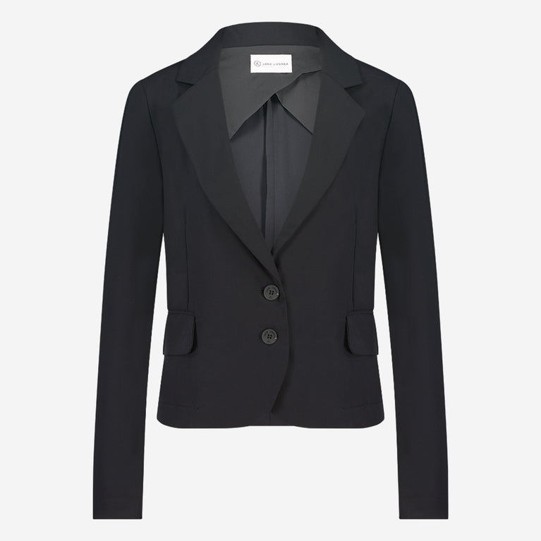 Atina Blazer Technical Jersey | Black