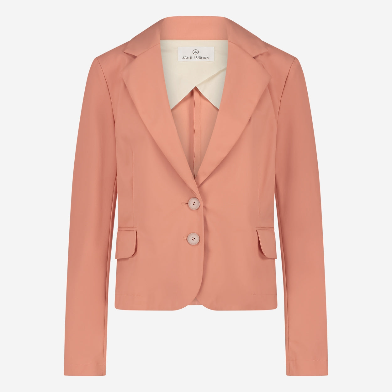 Atina Blazer Technical Jersey | Apricot