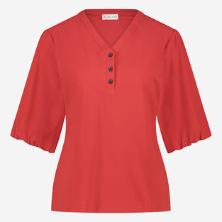 Ava Top Technical Jersey | Red