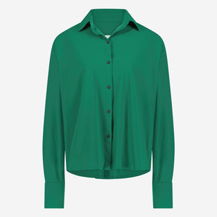 Sally Blouse Technical Jersey | Green