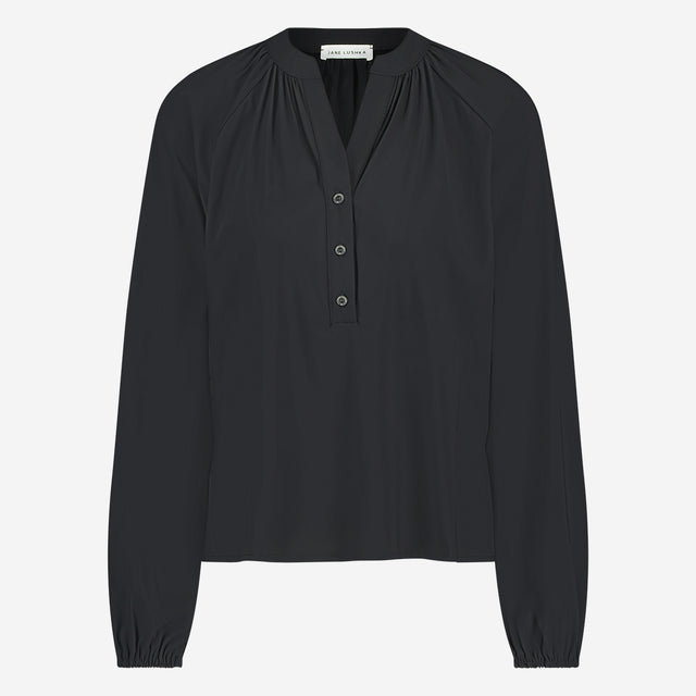 Franc Blouse Technical Jersey | Black