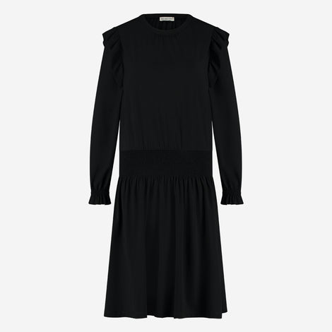 Janny Dress-1 Technical Jersey | Black