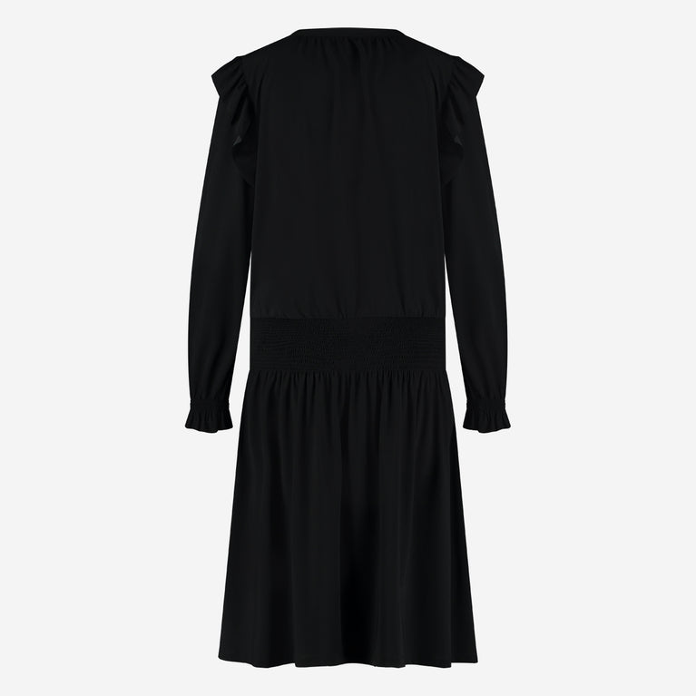 Janny Dress-1 Technical Jersey | Black